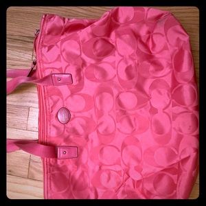 Coach lightweight Purse with attached Coin Purse